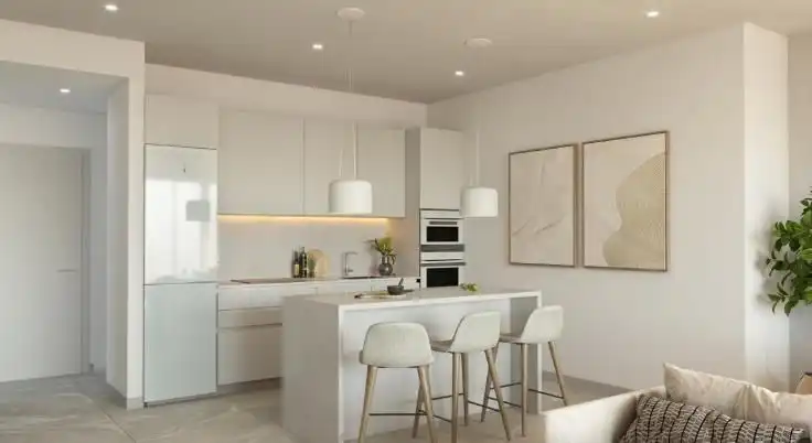 Kitchen of Apartments for sale in Benalmádena  with Air Conditioner, Heating and Private garden