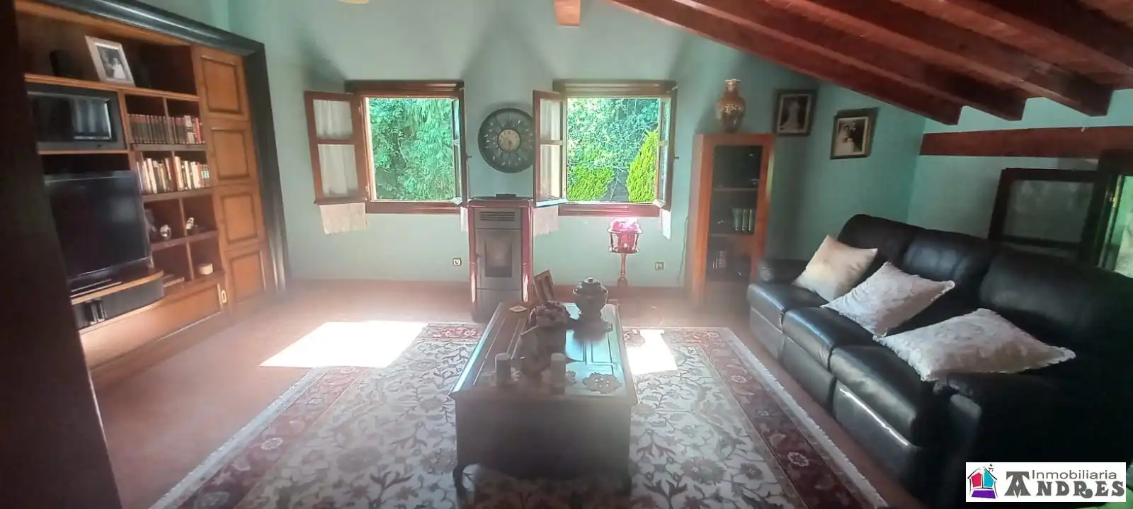 Sala de estar de Casa o chalet en venta en Lemoa con Calefacción, Jardín privado y Terraza
