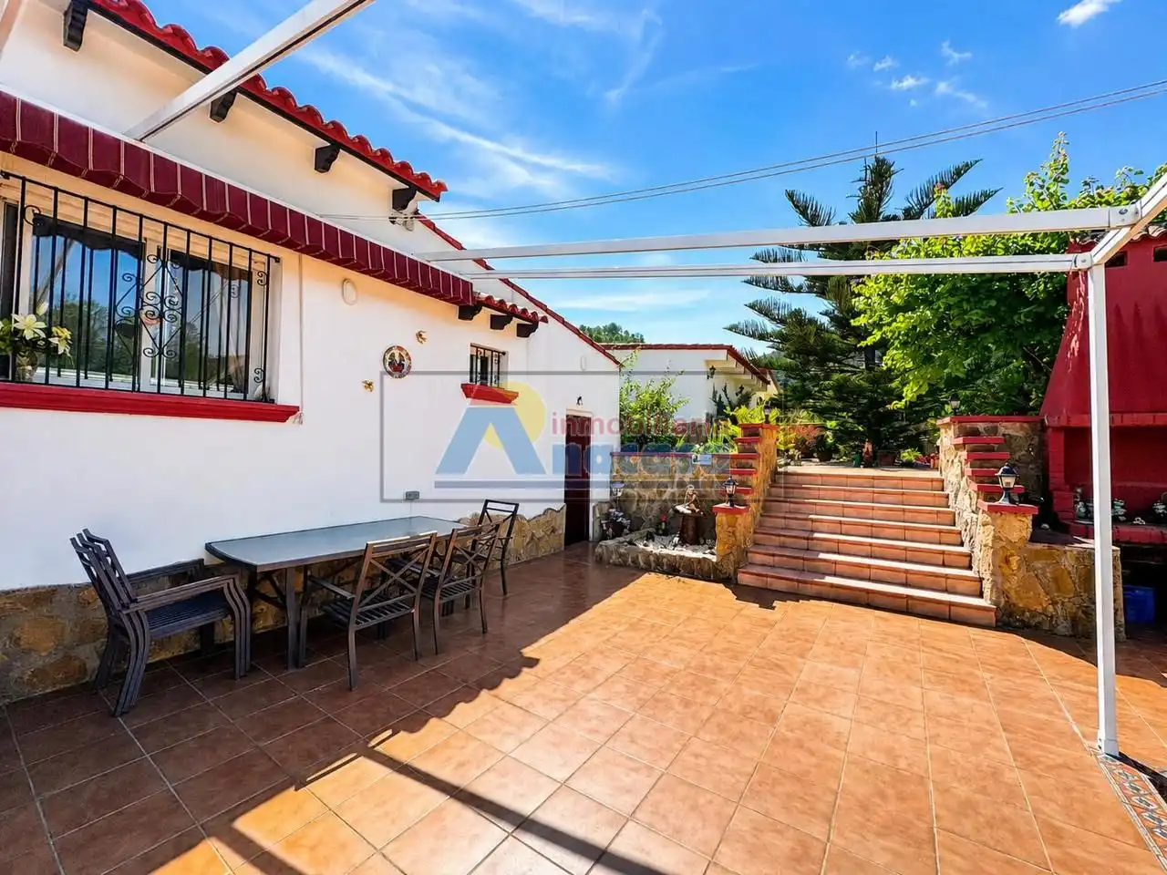 Terraza de Casa o chalet en venta en Vilallonga / Villalonga con Aire acondicionado, Calefacción y Jardín privado