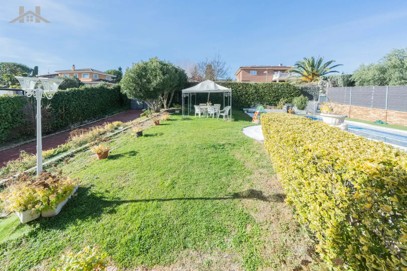 Garden of Houses for sale in Villanueva del Pardillo  with Heating, Private garden and Terrace