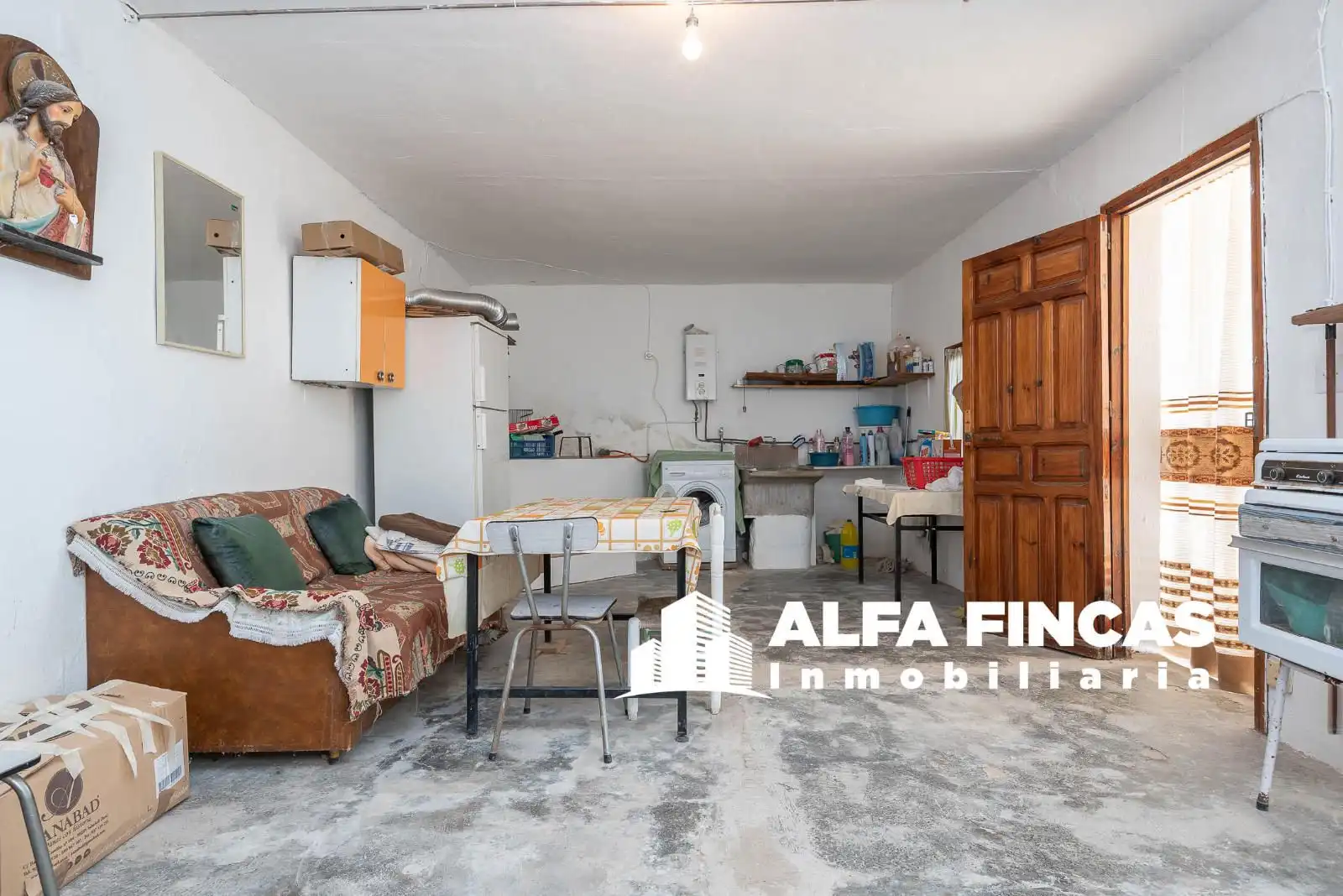 Vista exterior de Casa o xalet en venda en Tresjuncos amb Jardí privat, Terrassa i Traster