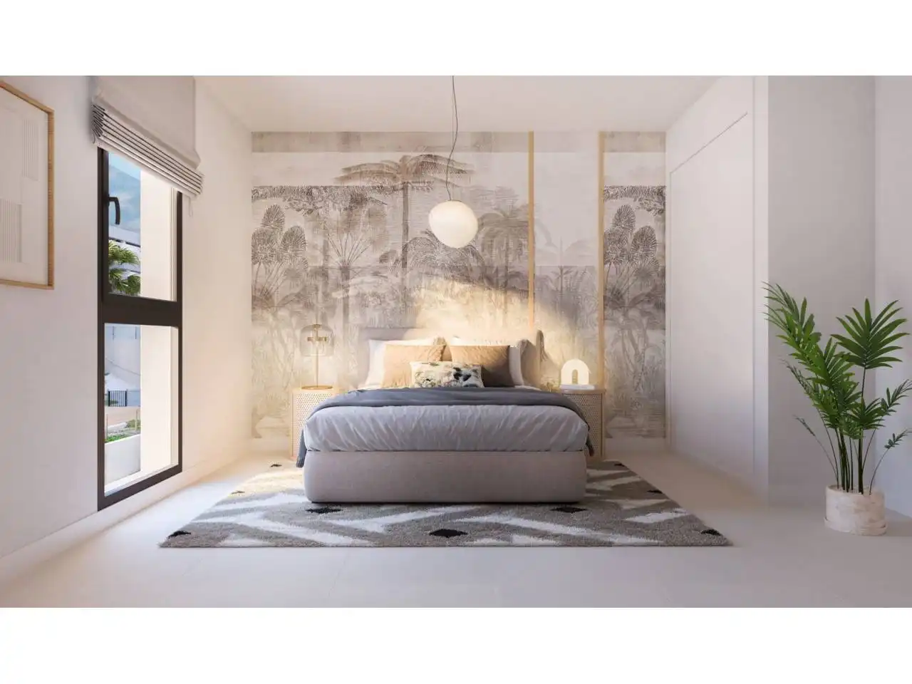 Habitación de Apartamento en venta en Estepona con Aire acondicionado, Calefacción y Terraza