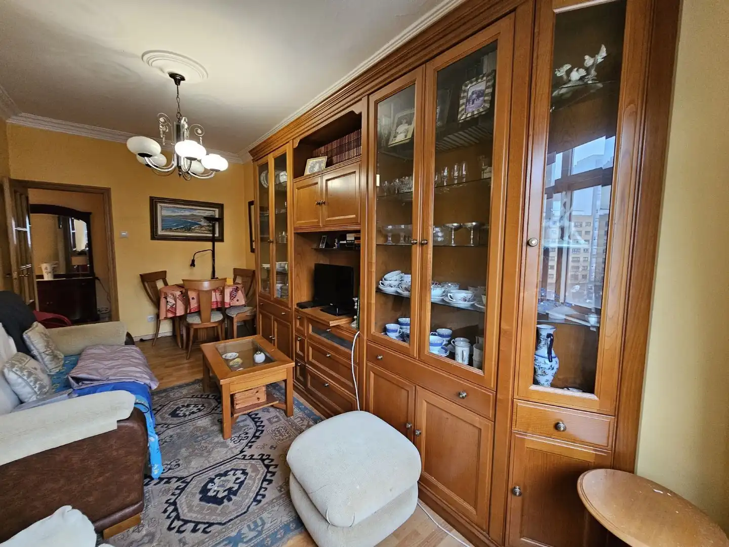 Sala de estar de Piso en venta en A Coruña Capital 
