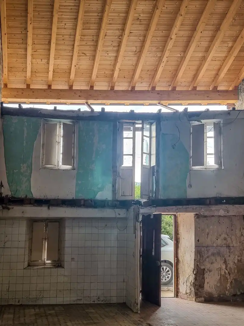Exterior view of Houses for sale in Castañeda  with Private garden