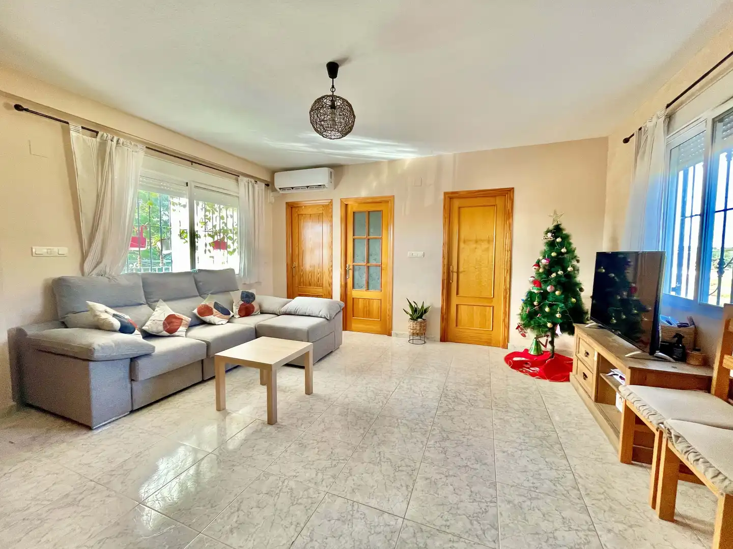 Sala d'estar de Casa o xalet en venda en Blanca amb Aire condicionat, Calefacció i Terrassa