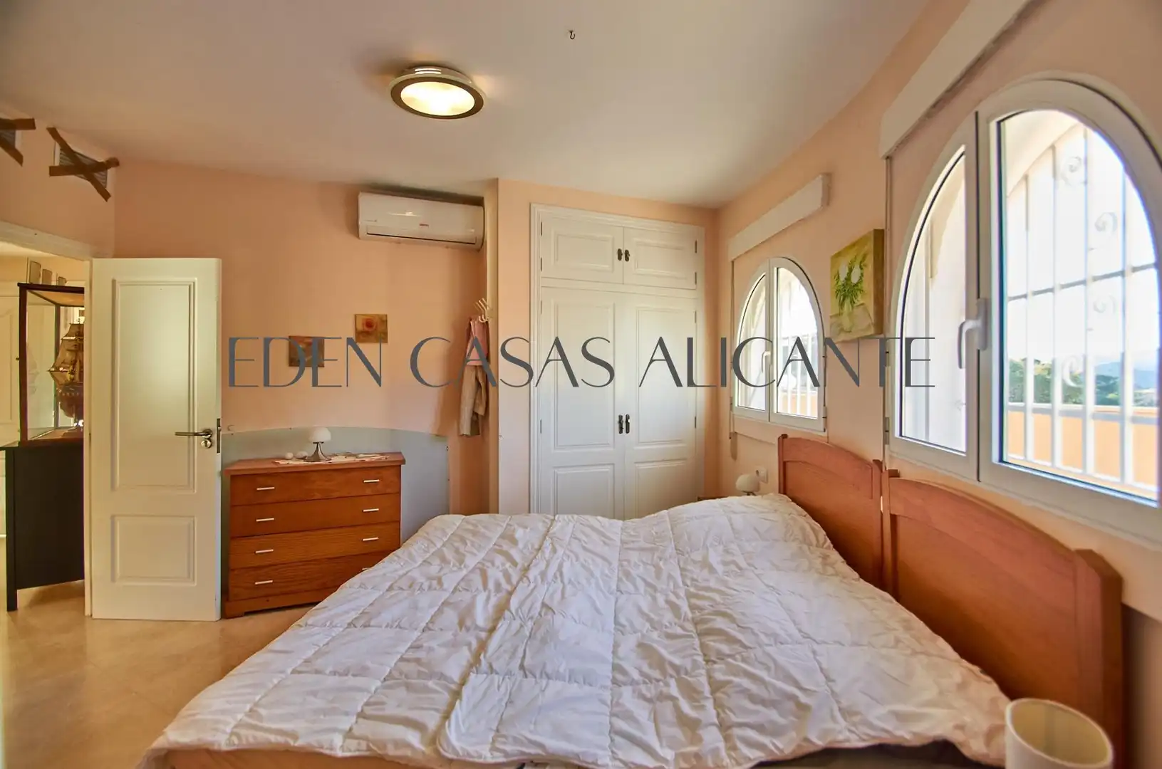 Habitación de Casa o chalet en venta en Villajoyosa / La Vila Joiosa con Aire acondicionado, Jardín privado y Terraza