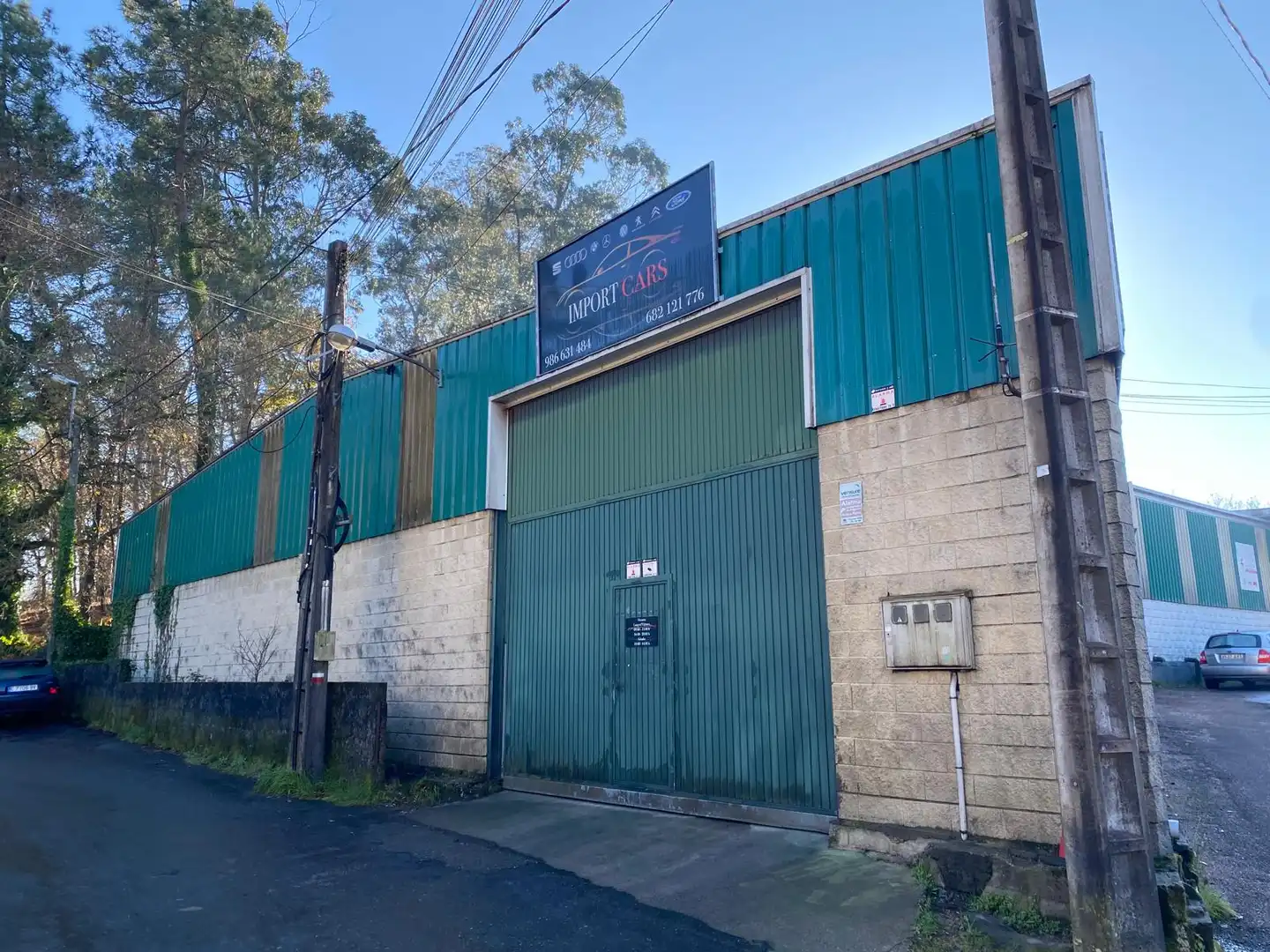 Exterior view of Industrial buildings for rent in Vigo 