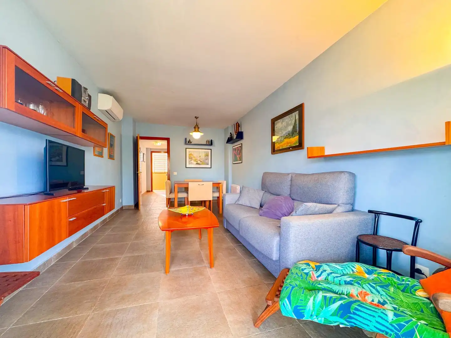 Sala d'estar de Apartament en venda en Cambrils amb Aire condicionat, Calefacció i Terrassa