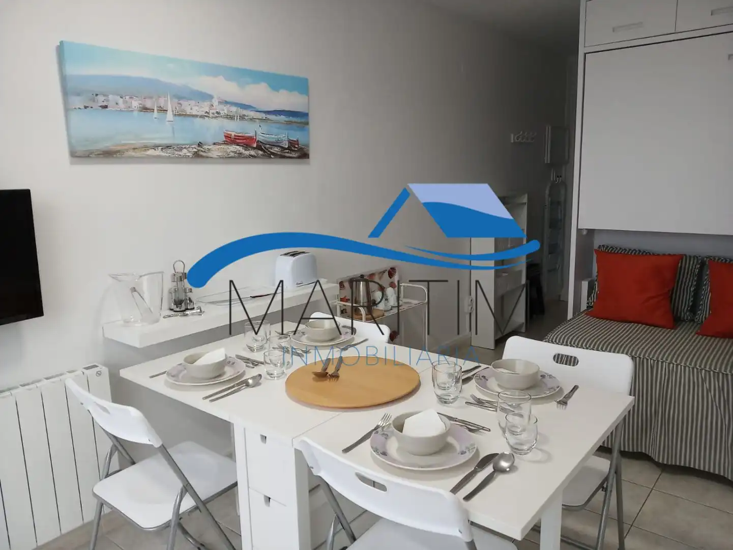 Dining room of Flat for sale in Tossa de Mar  with Heating, Balcony and Community pool