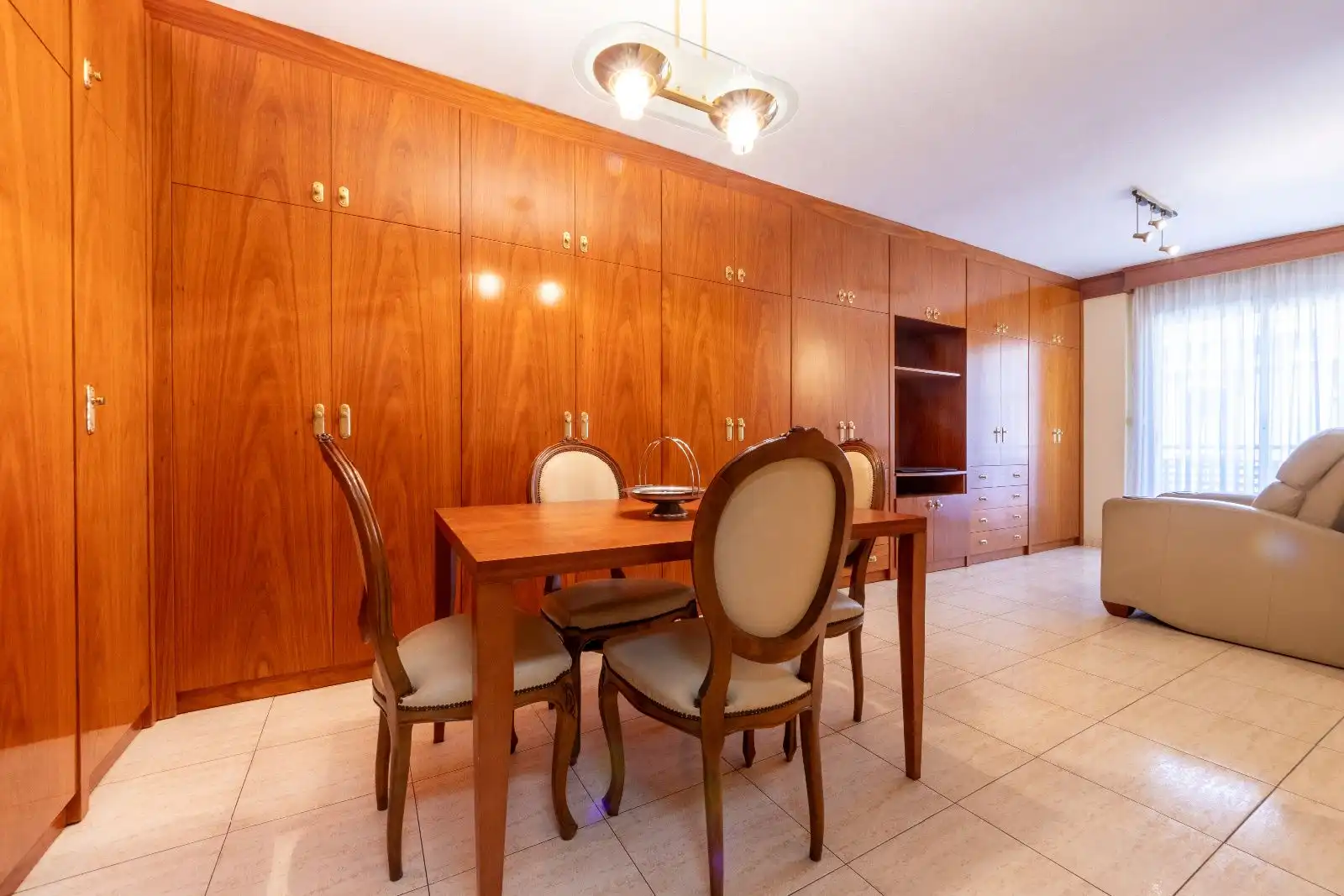 Dining room of Flat for sale in Tarragona  with Air Conditioner, Terrace and Furnished