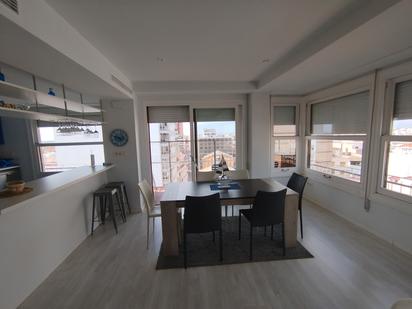 Dining room of Flat to rent in Castellón de la Plana / Castelló de la Plana  with Air Conditioner, Furnished and Oven