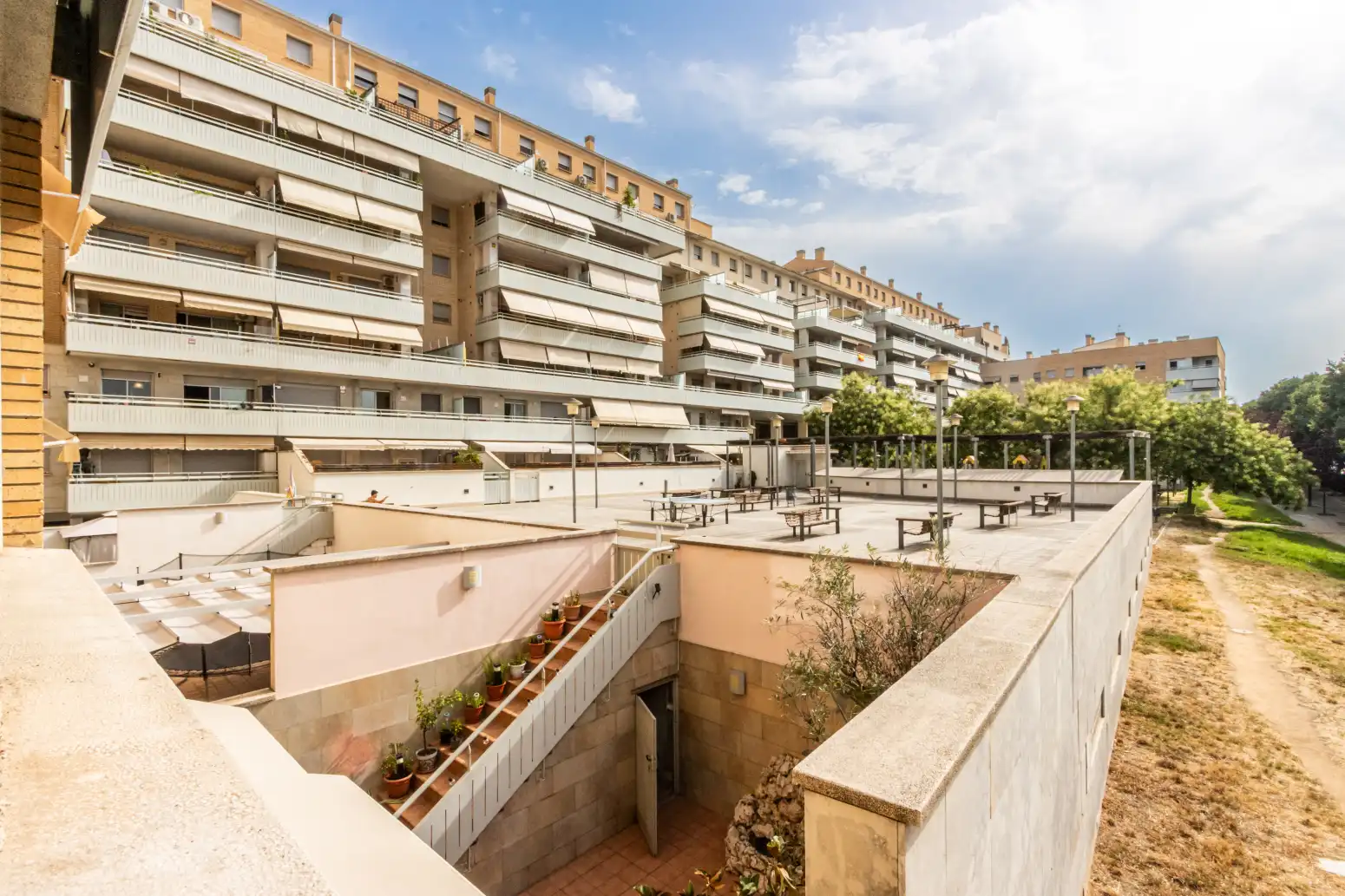 Vista exterior de Piso en venta en Terrassa con Calefacción
