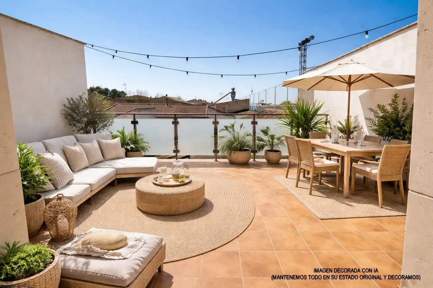 Terrace of Detached homes for sale in La Gineta  with Air Conditioner, Heating and Terrace
