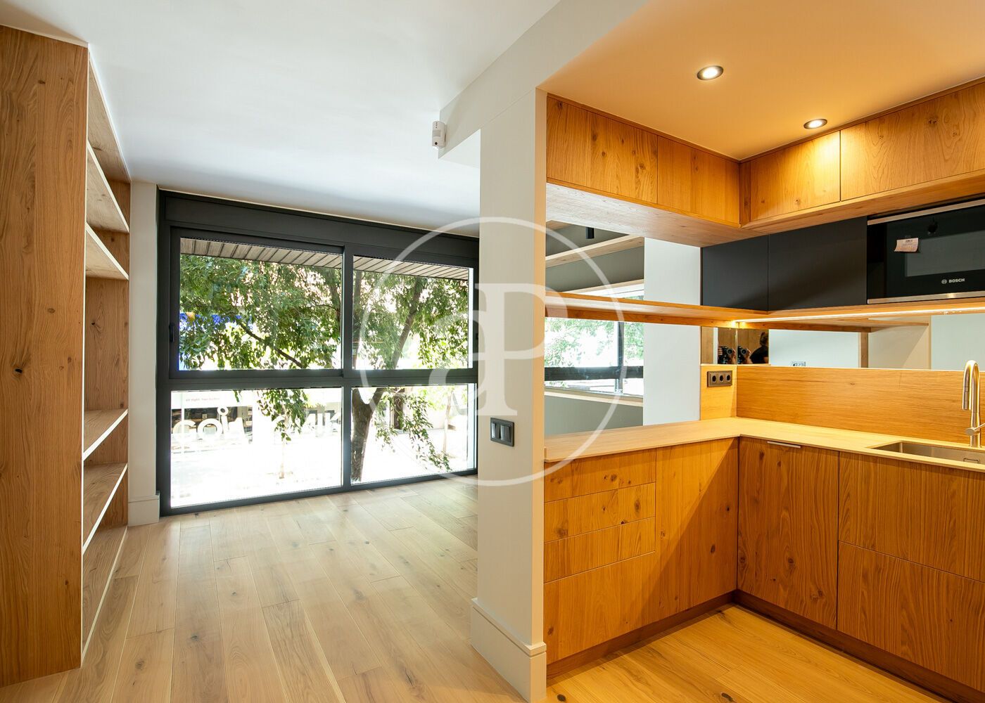 Kitchen of Flat for sale in  Barcelona Capital  with Air Conditioner, Heating and Terrace