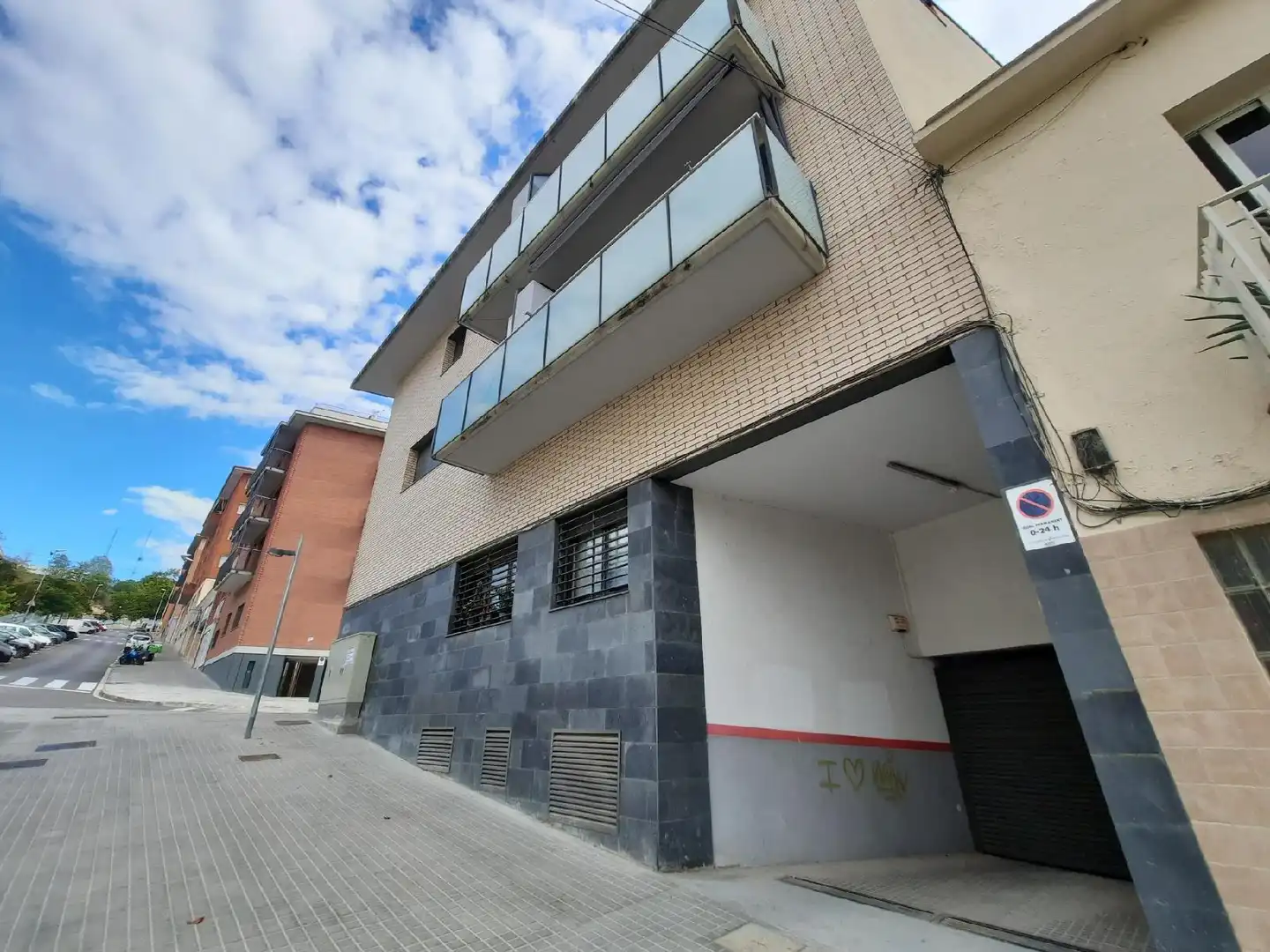 Vista exterior de Garaje en venta en Granollers