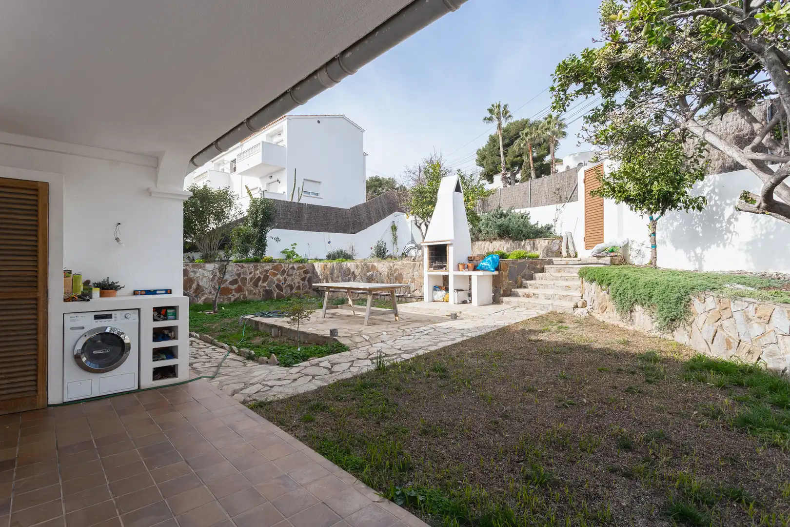 Jardí de Casa o xalet en venda en Cunit amb Aire condicionat, Calefacció i Jardí privat