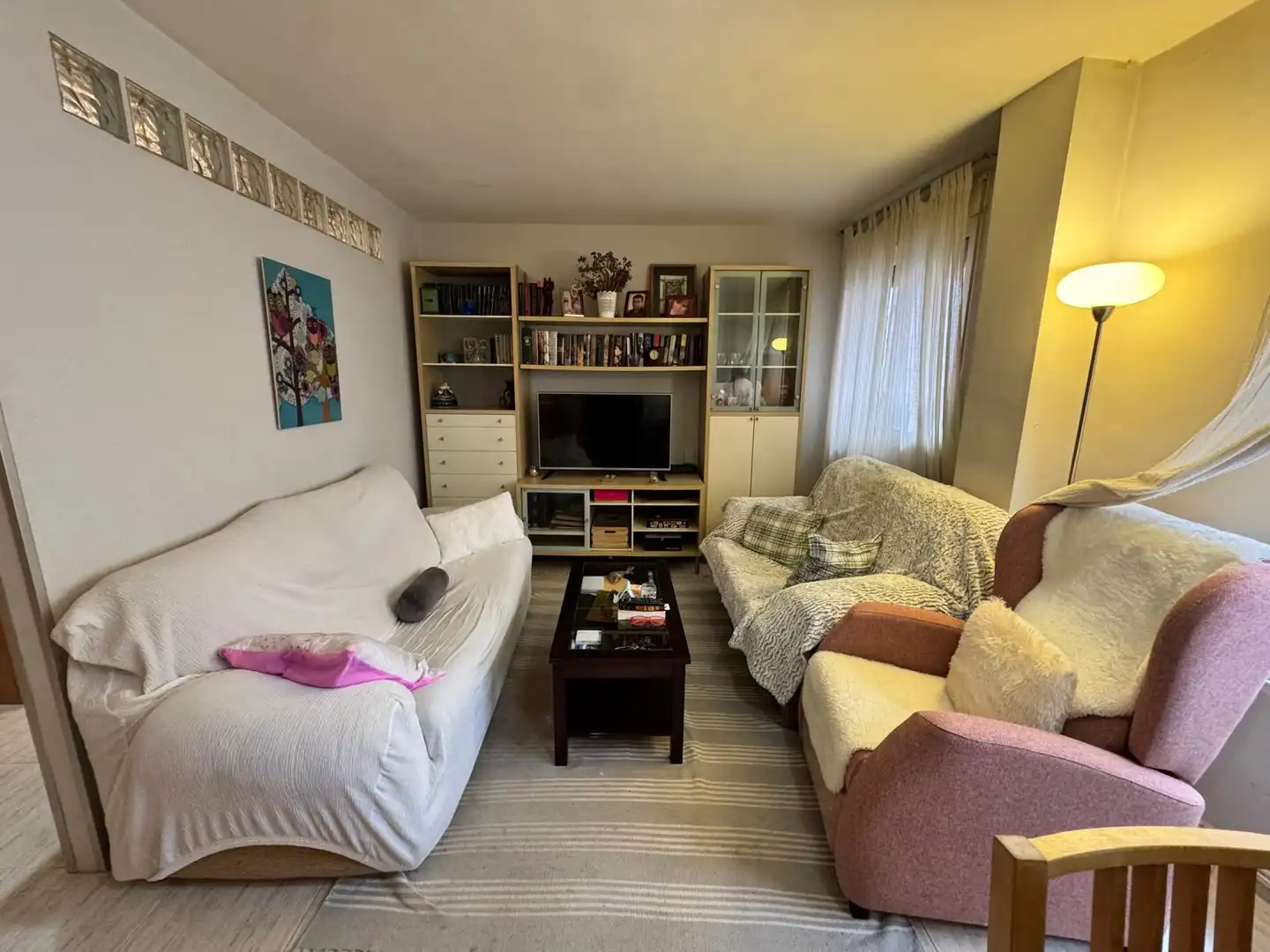 Sala de estar de Piso en venta en Murcia con Amueblado, Horno y Lavadora