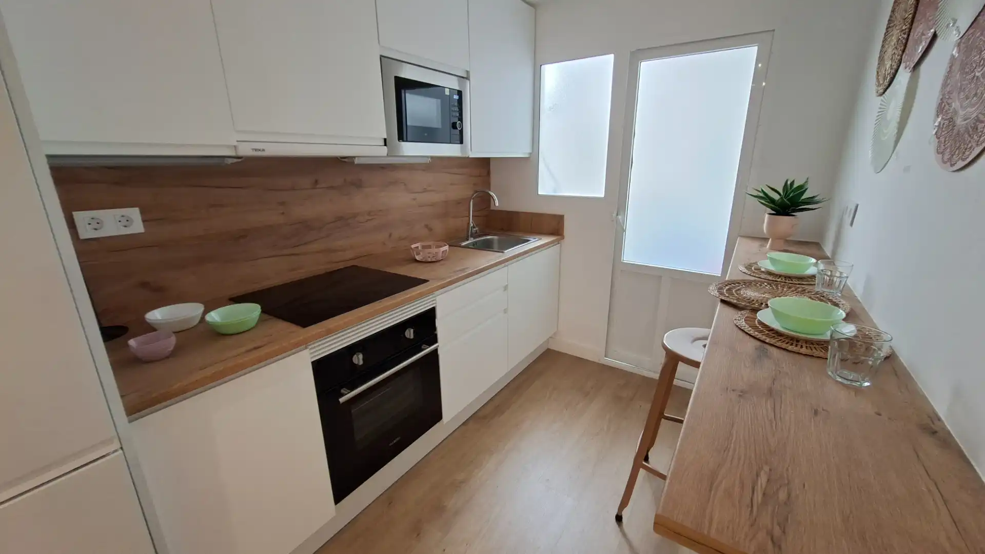 Cocina de Piso de alquiler con opción a compra en San Vicente del Raspeig / Sant Vicent del Raspeig con Terraza y Amueblado