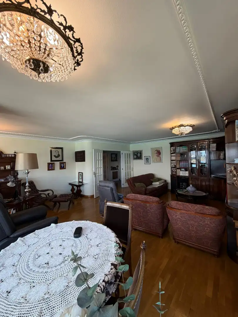 Living room of Flat for sale in A Coruña Capital   with Heating, Parquet flooring and Storage room