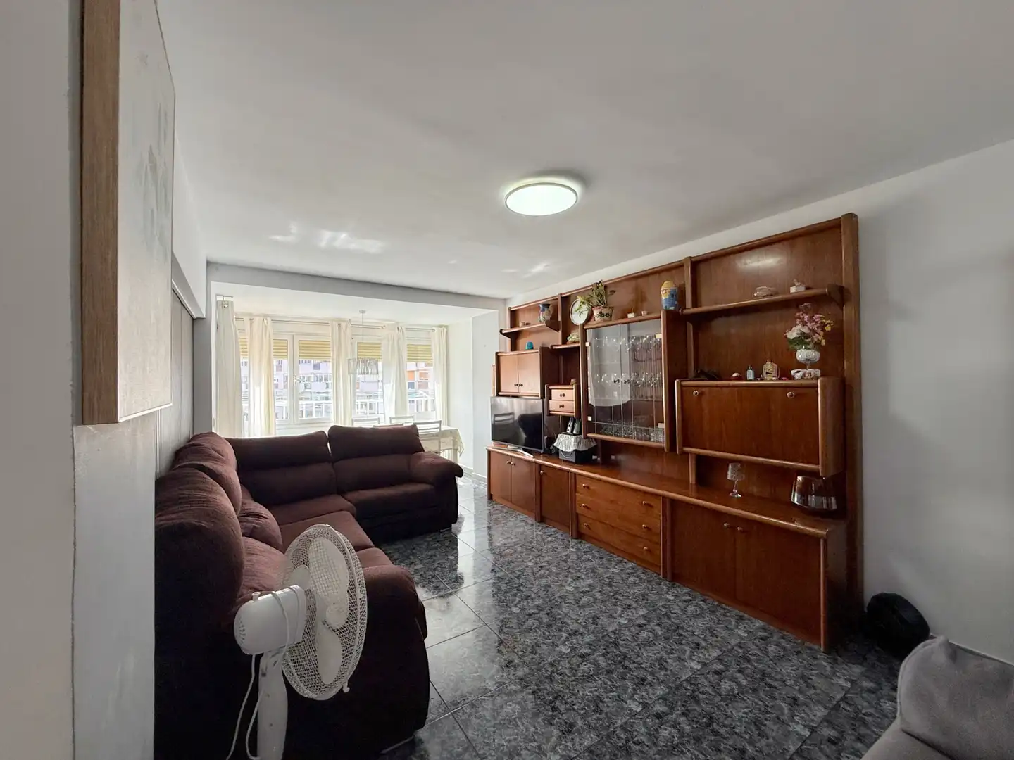Sala d'estar de Pis en venda en Barcelona amb Moblat, Forn i Alarma