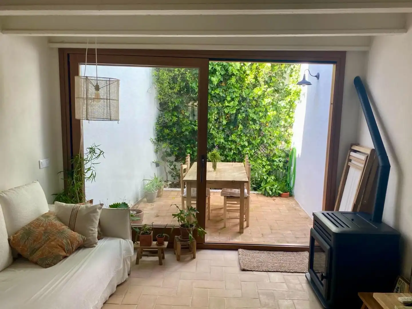 Living room of Country homes for rent in Albons  with Air Conditioner, Heating and Private garden