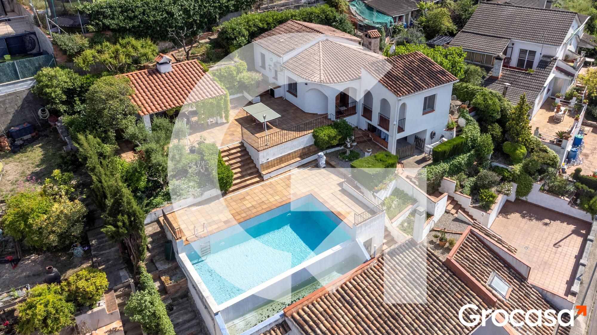 Exterior view of House or chalet for sale in Cervelló  with Air Conditioner, Heating and Private garden