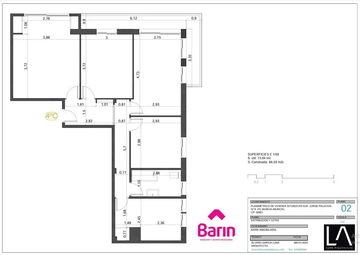 Piso en venta en Murcia con Trastero y Balcón