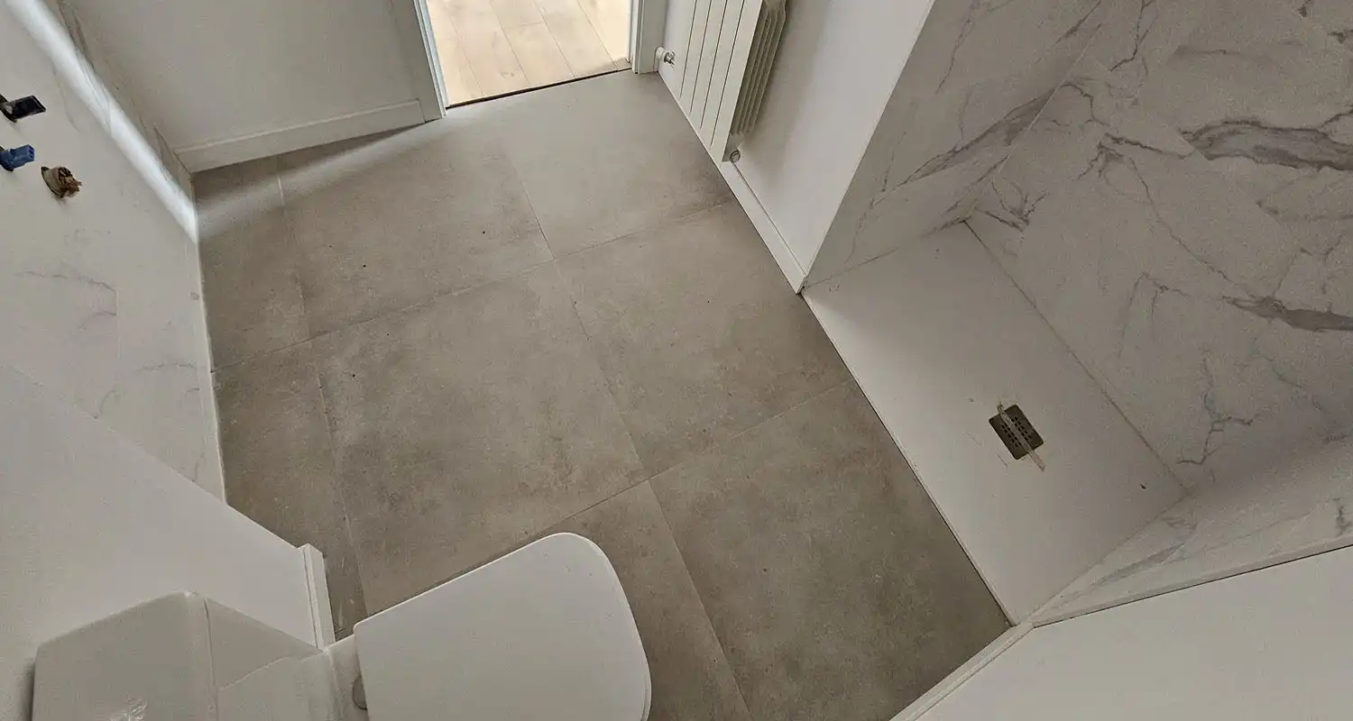 Bany de Casa adosada en venda en Hostalric amb Aire condicionat, Calefacció i Jardí privat