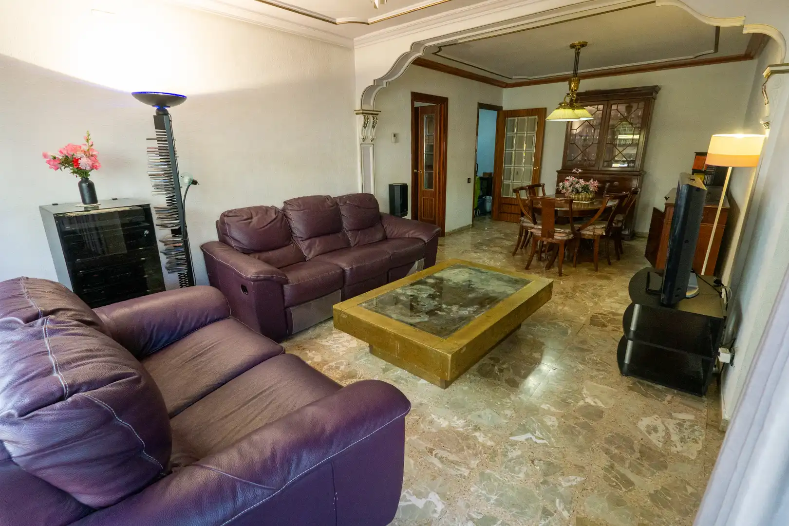Sala de estar de Piso en venta en Ibi con Calefacción, Terraza y Trastero