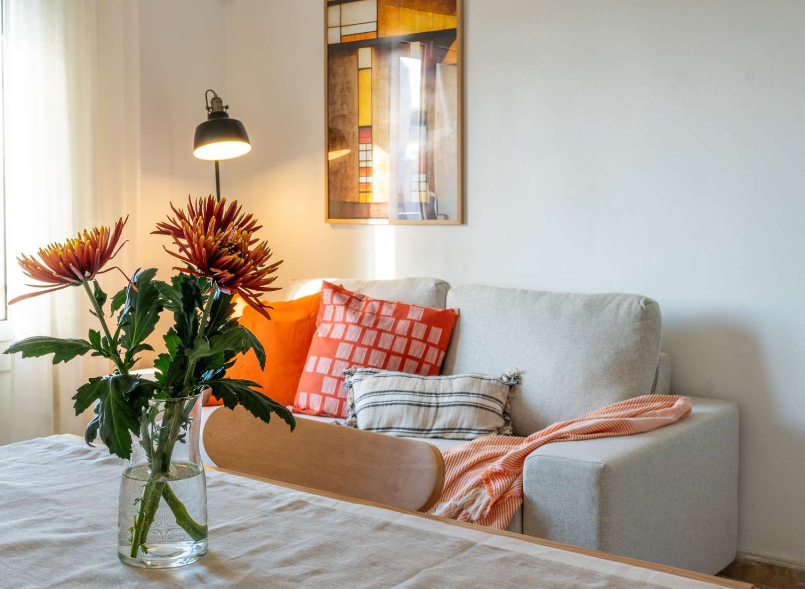 Sala d'estar de Apartament per a compartir en  Barcelona Capital amb Aire condicionat, Calefacció i Terrassa