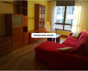 Sala d'estar de Apartament en venda en Oviedo  amb Balcó