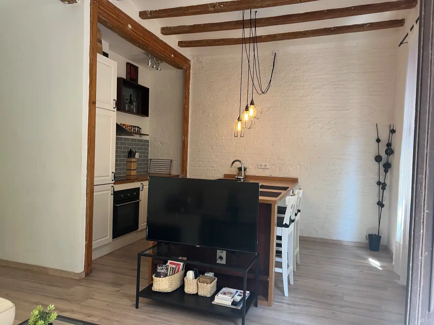 Cocina de Piso en venta en Barcelona con Aire acondicionado, Calefacción y Amueblado