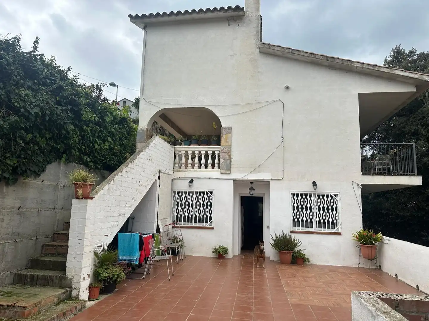 Vista exterior de Casa o xalet en venda en Argentona amb Calefacció, Jardí privat i Moblat
