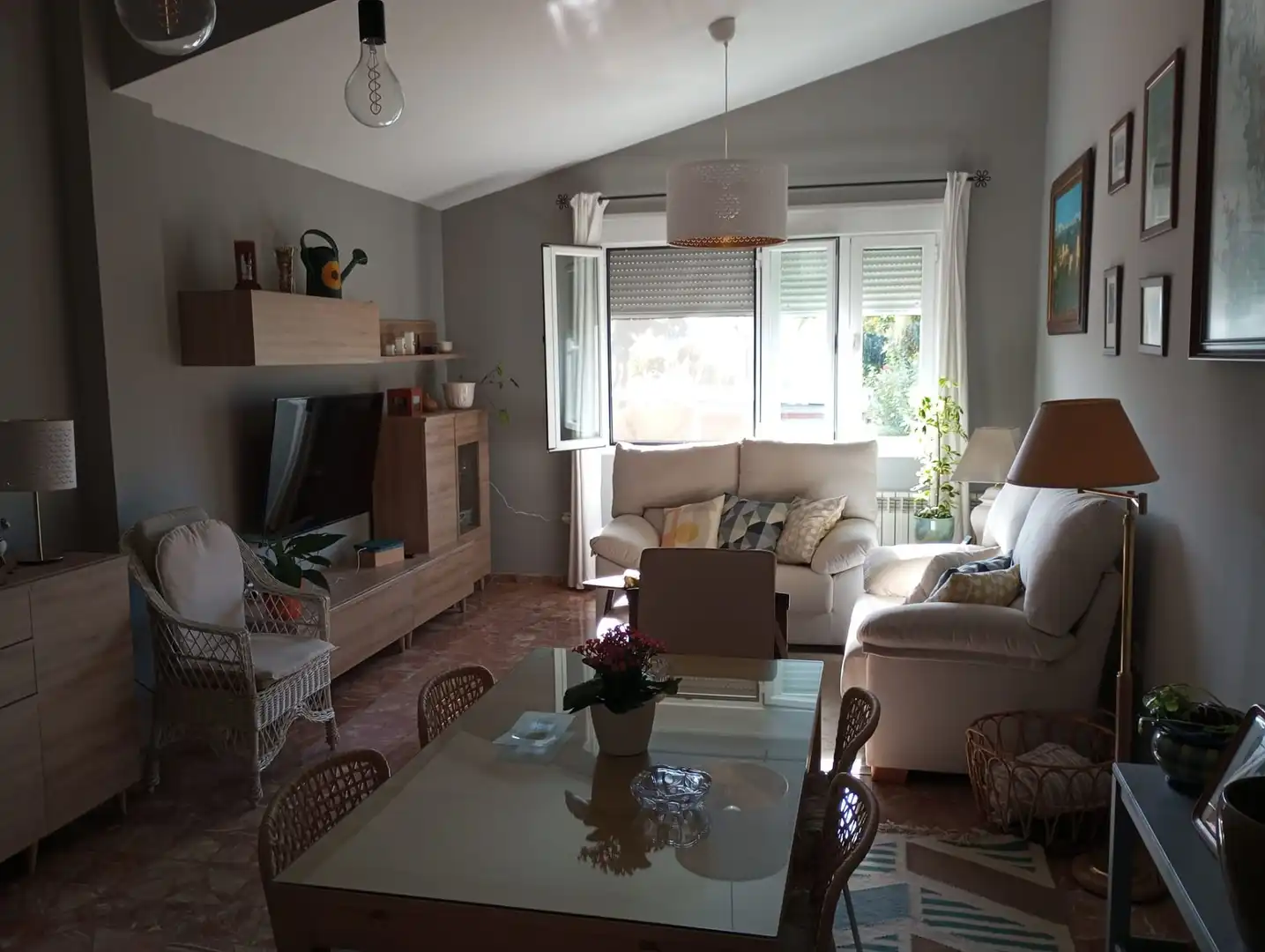 Wohnzimmer von Haus oder Chalet zum Verkauf in Ronda mit Klimaanlage, Heizung und Privatgarten