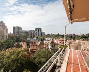 Terrace of Flat to rent in  Valencia Capital  with Air Conditioner, Heating and Terrace