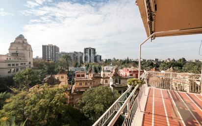 Terrace of Flat to rent in  Valencia Capital  with Air Conditioner, Heating and Terrace