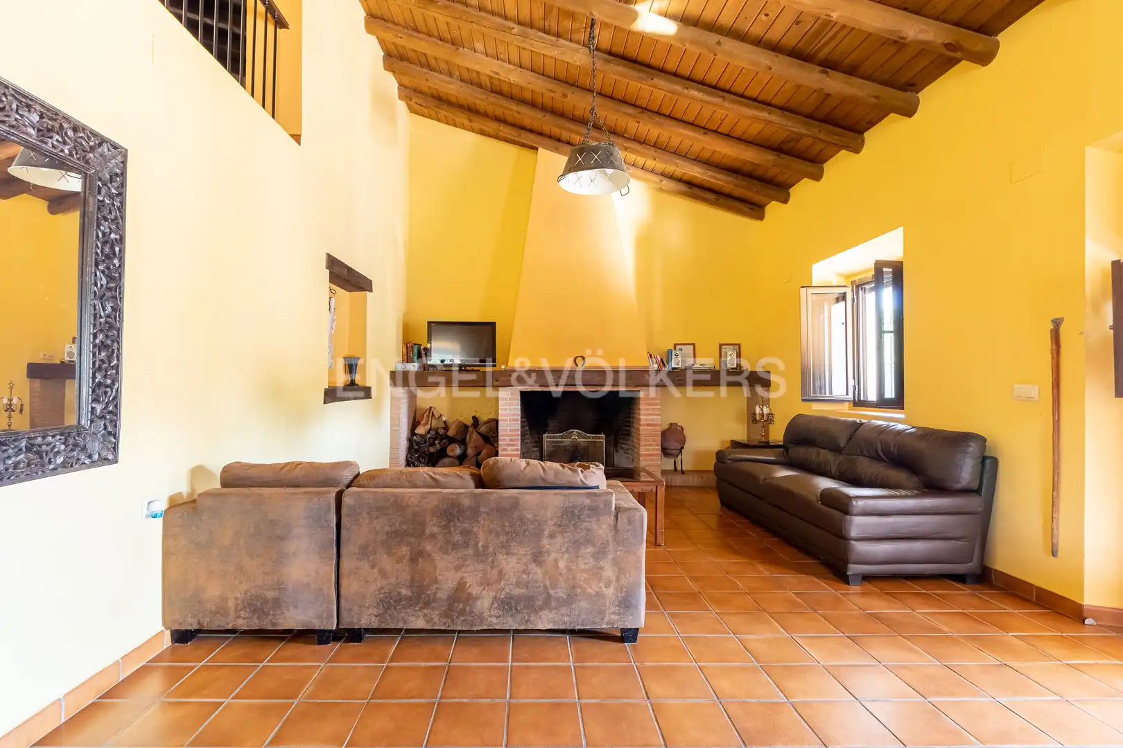 Sala de estar de Casa o chalet en venta en Cortegana con Calefacción, Jardín privado y Trastero