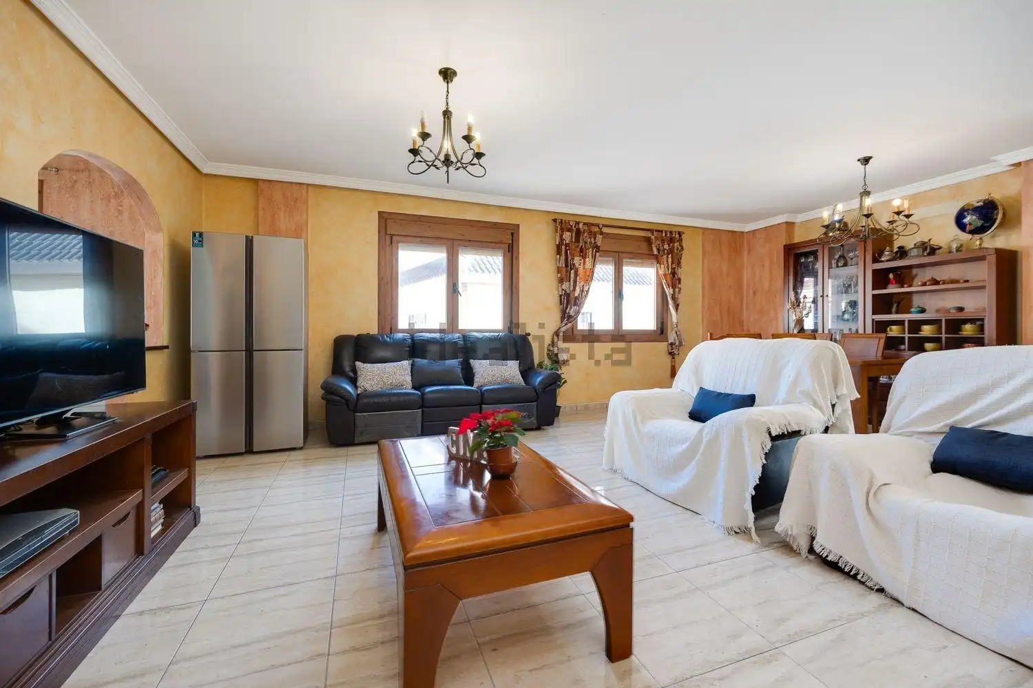 Sala de estar de Casa adosada en venta en Rojales con Aire acondicionado, Calefacción y Terraza