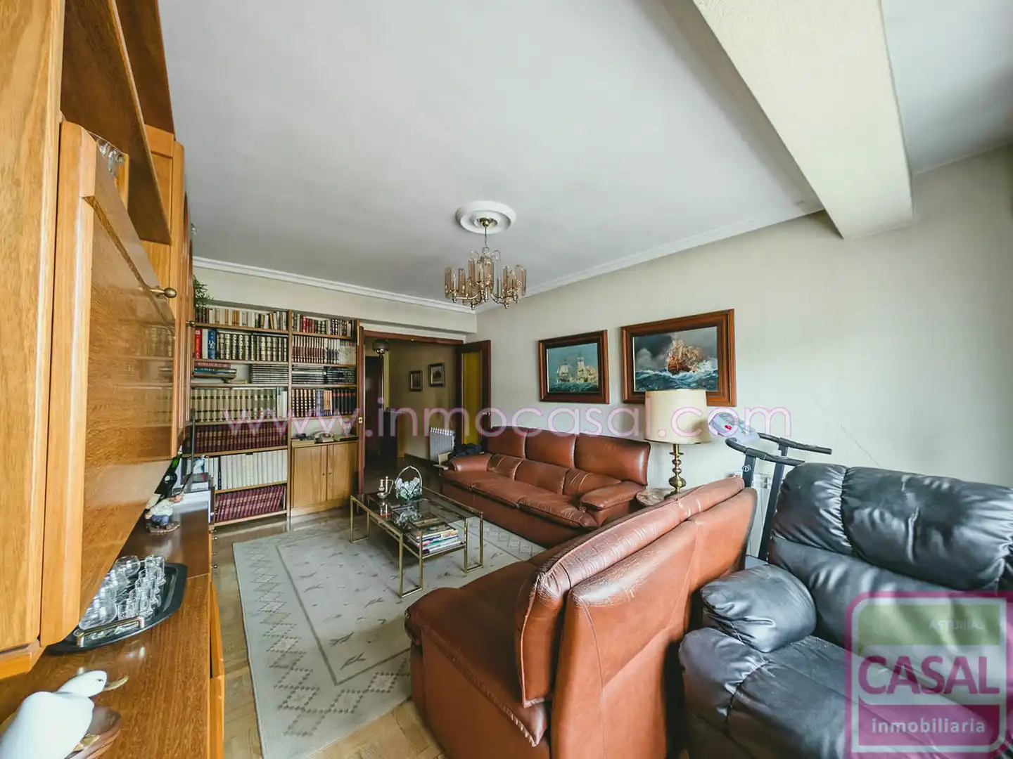 Sala de estar de Piso en venta en Langreo con Calefacción, Terraza y Trastero
