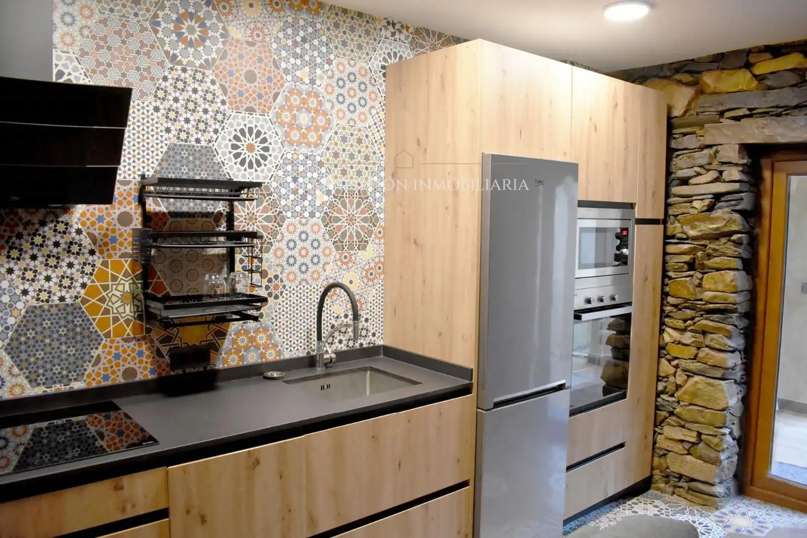 Cocina de Casa o chalet en venta en Garcibuey con Calefacción, Terraza y Amueblado