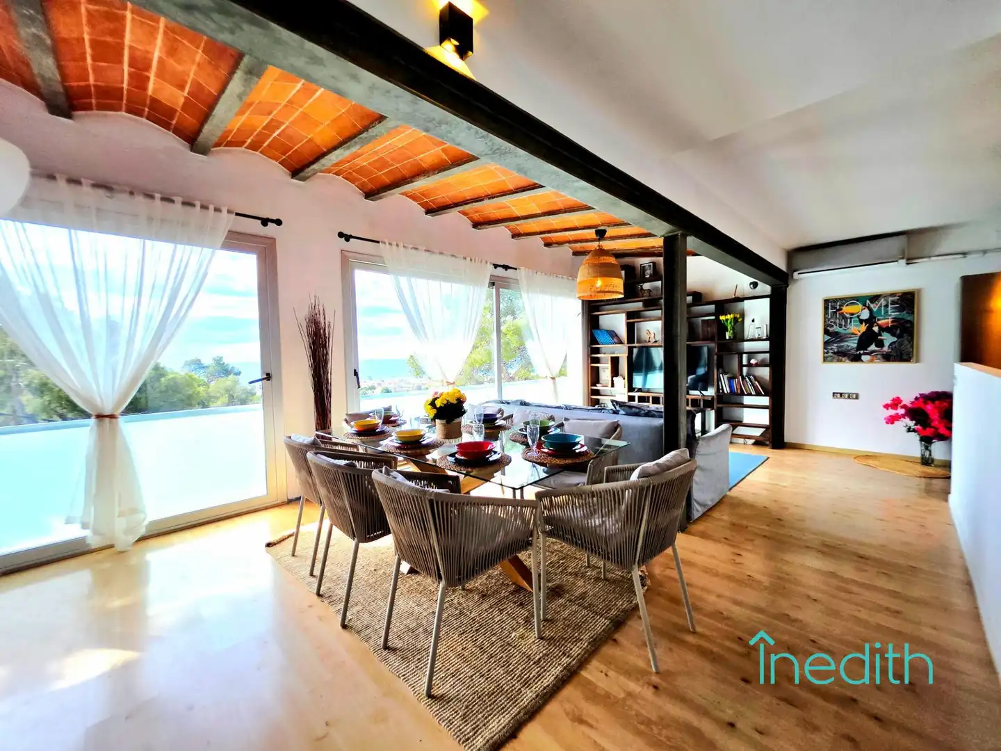 Dining room of Houses for sale in Castelldefels  with Air Conditioner, Heating and Private garden