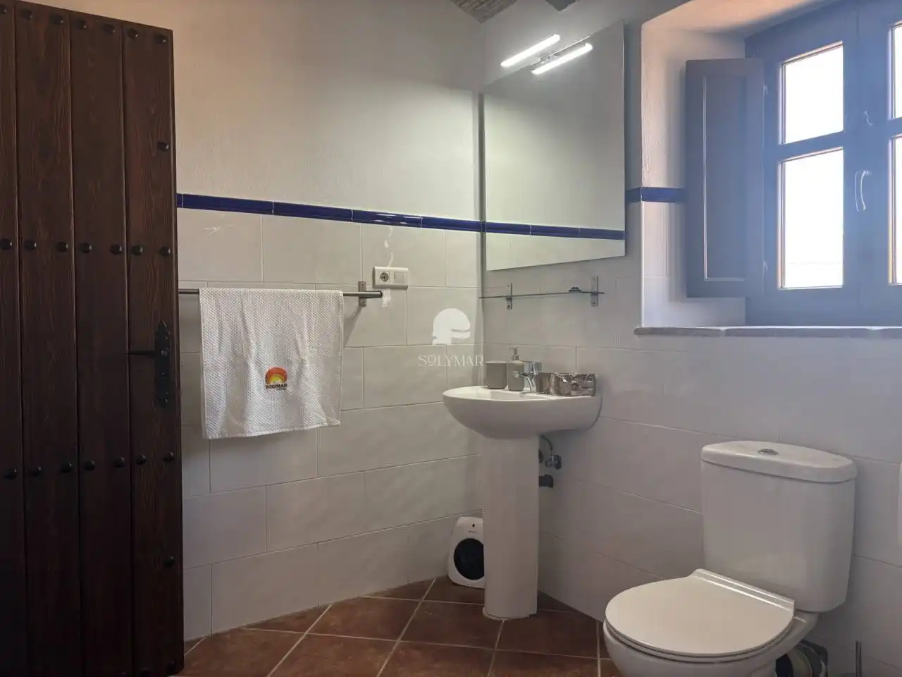 Badezimmer von Country house zur Miete in Vélez-Málaga mit Klimaanlage und Möbliert