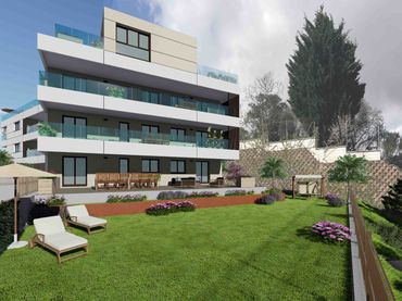 Pis d'obra nova amb piscina en venda a Calle del Quejigo