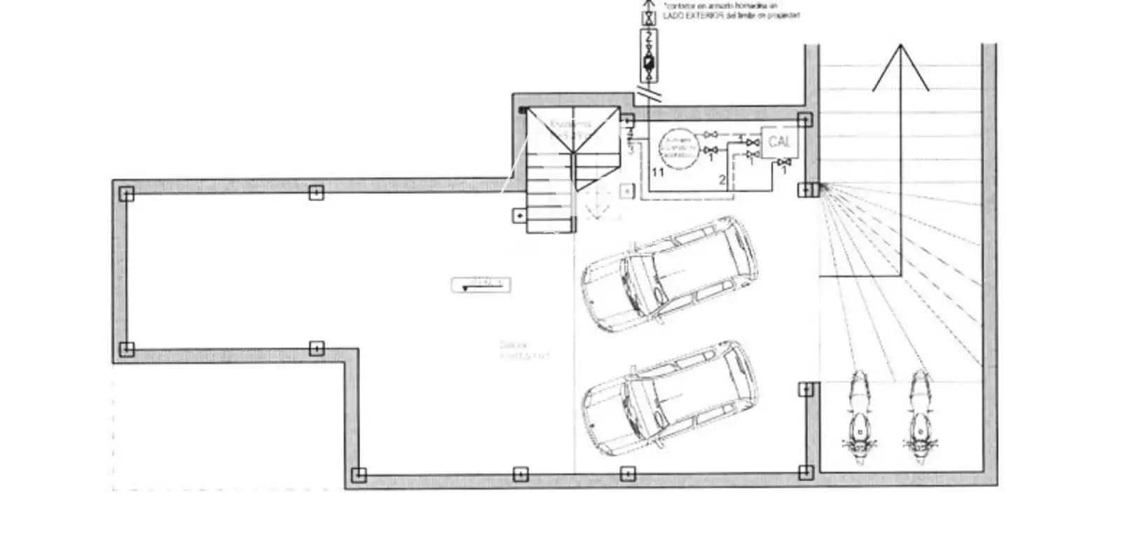 Parking of Houses for sale in Santander  with Heating, Private garden and Terrace