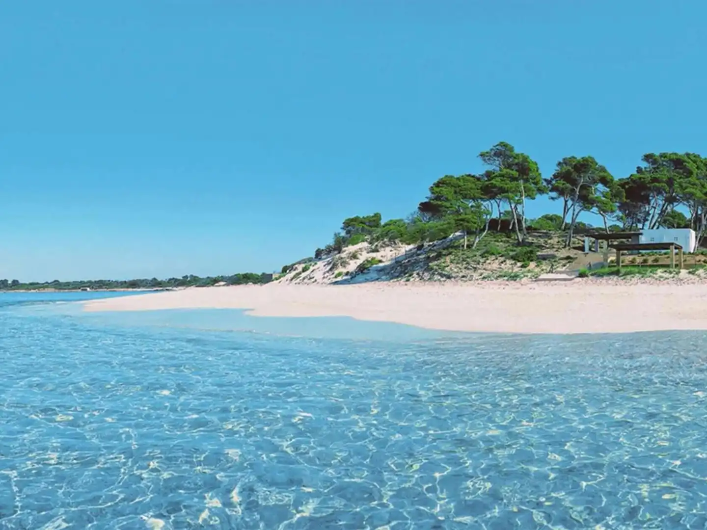 Vista exterior de Dúplex en venda en Ses Salines amb Aire condicionat, Calefacció i Jardí privat