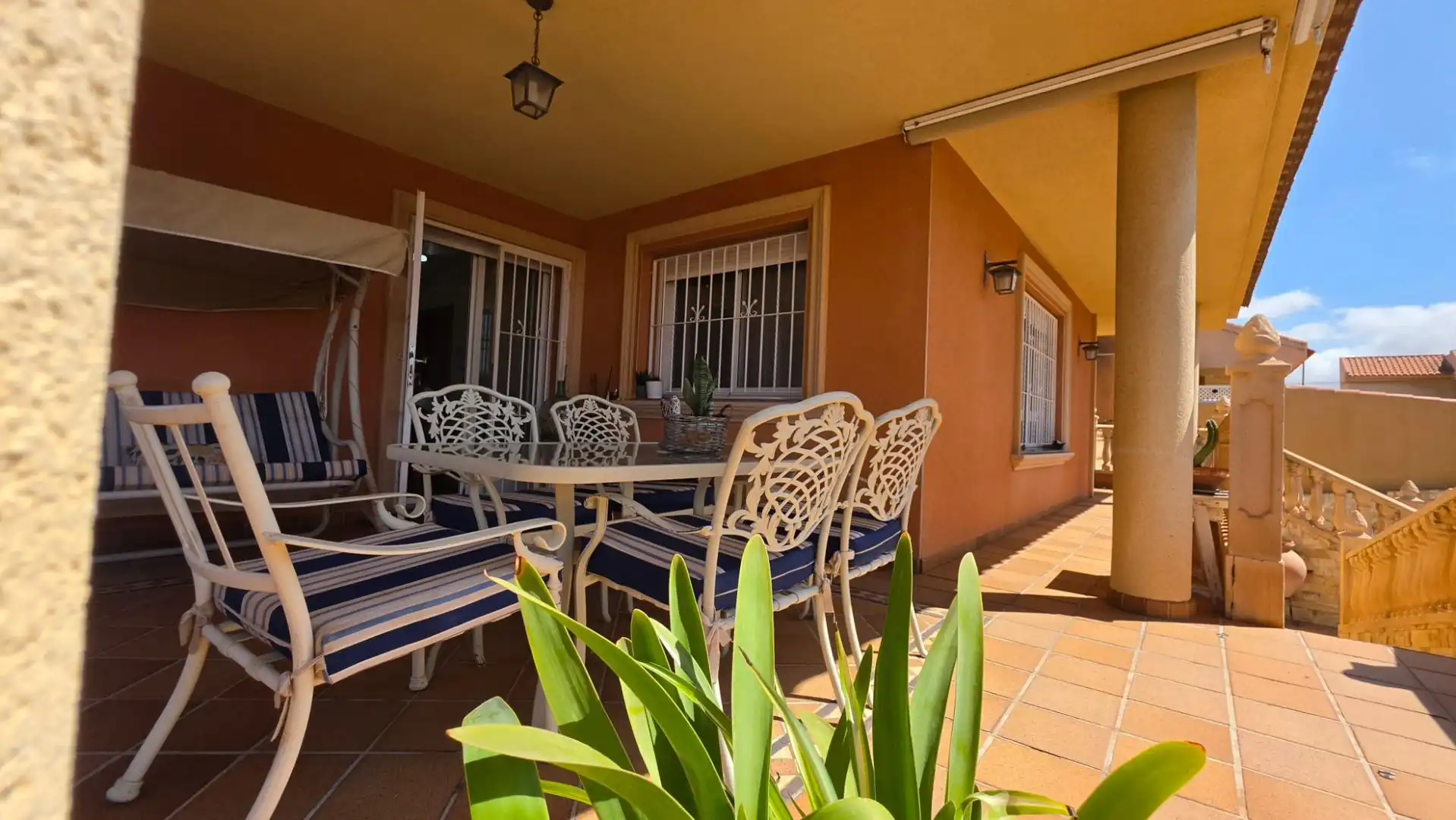 Terrassa de Casa o xalet en venda en La Unión amb Aire condicionat, Jardí privat i Terrassa