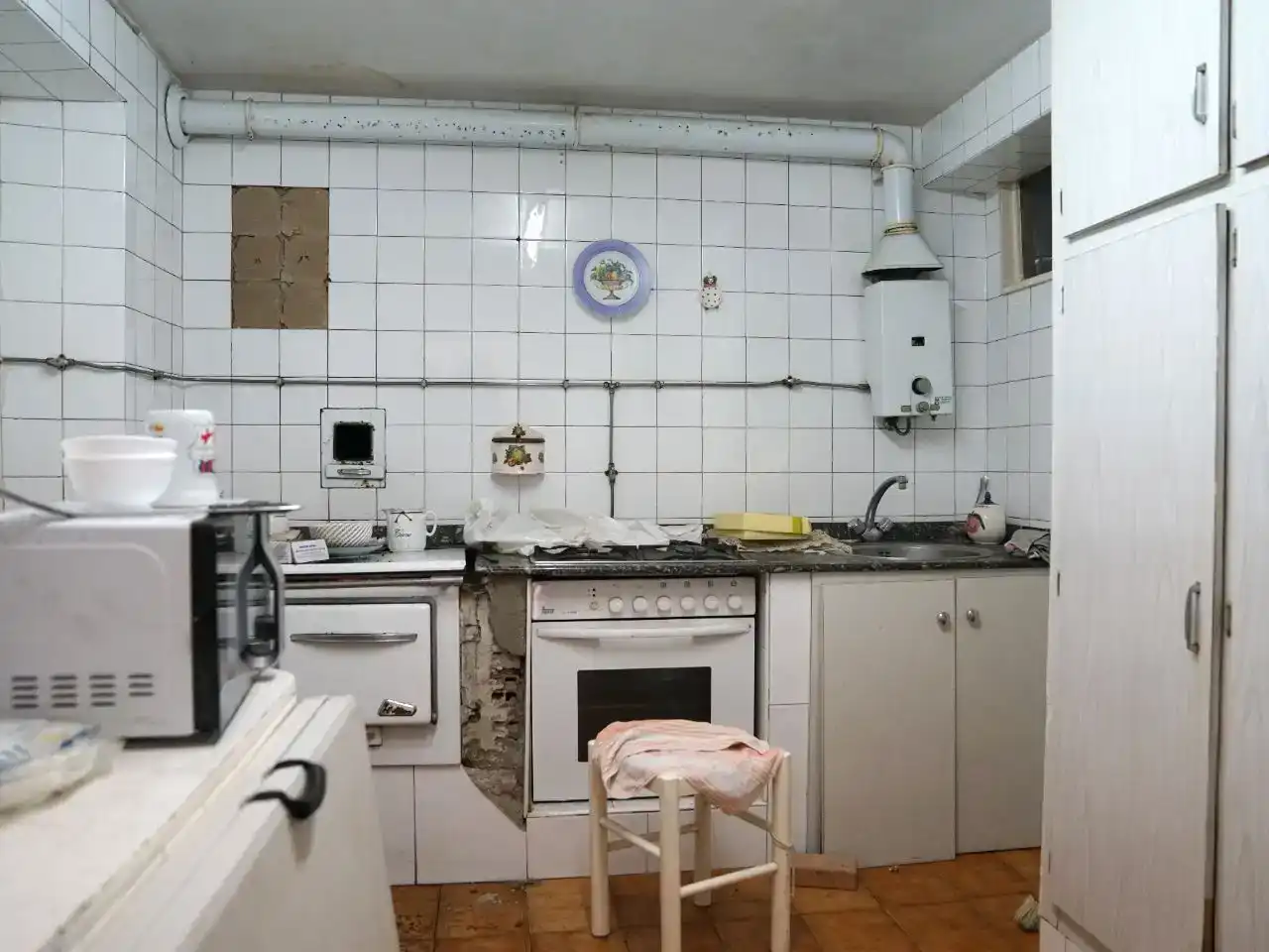 Cocina de Finca rústica en venta en Cartes con Balcón