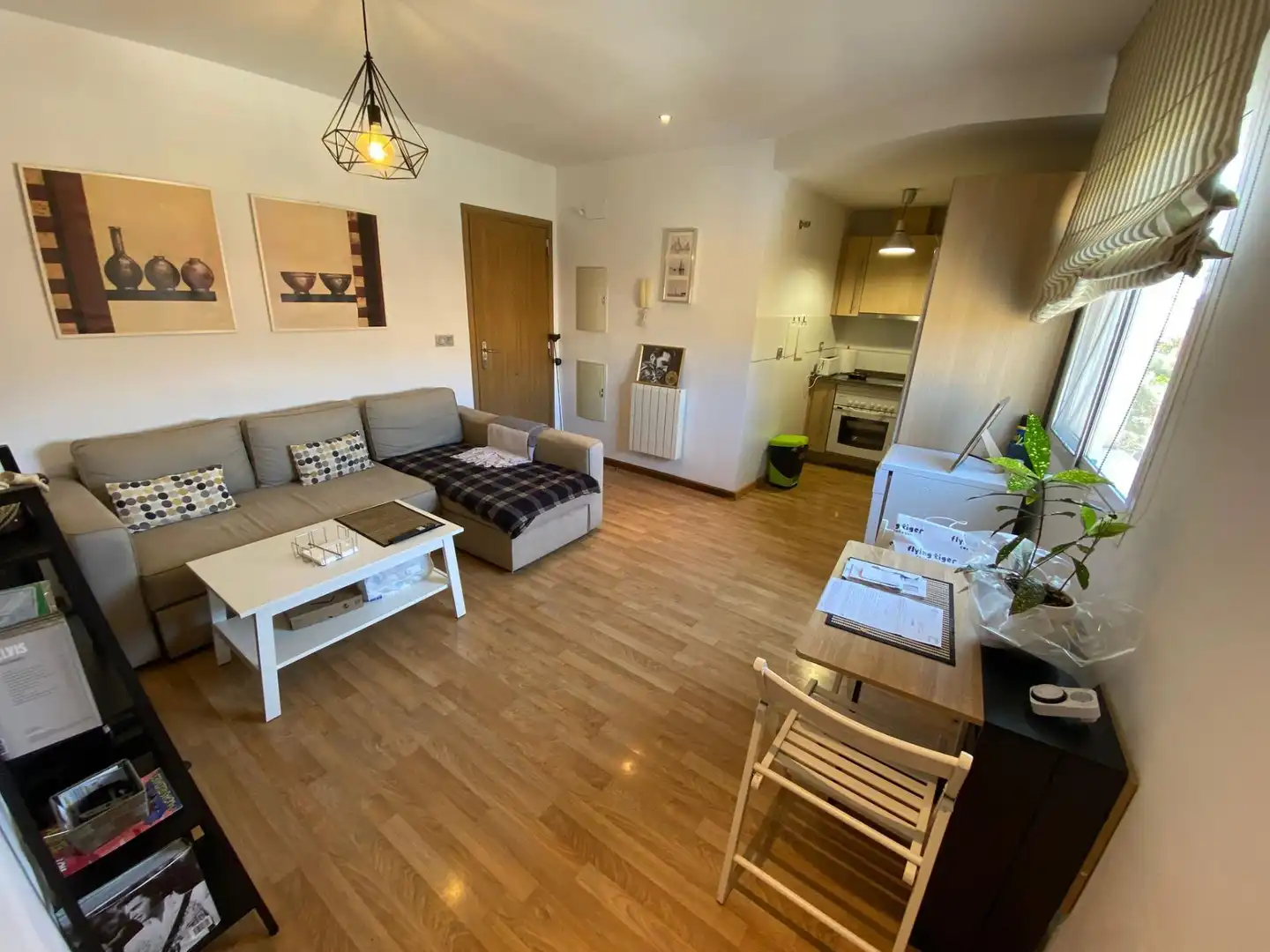 Living room of Flat for sale in Rincón de la Victoria  with Air Conditioner, Terrace and Furnished