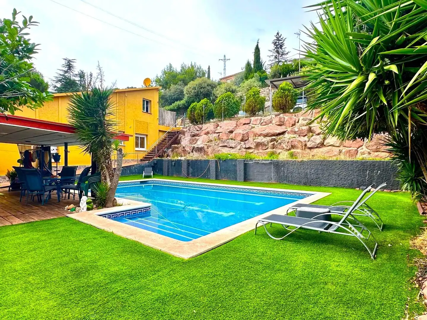 Piscina de Casa o xalet en venda en L'Ametlla del Vallès amb Aire condicionat, Calefacció i Terrassa