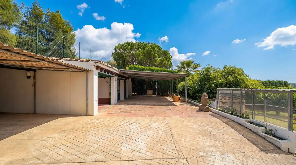 Vista exterior de Finca rústica en venda en Alhaurín El Grande amb Aire condicionat, Jardí privat i Terrassa